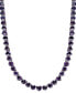 Фото #3 товара Macy's amethyst Necklace (30 ct. t.w.) in Sterling Silver (Also Available in Peridot, Blue Topaz, Garnet & Multi-Stone)