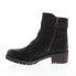 Фото #5 товара Diba True Roll Around 49750 Womens Black Leather Zipper Ankle & Booties Boots 6