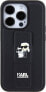 Karl Lagerfeld Karl Lagerfeld KLHCP13XGSAKCPK iPhone 13 Pro Max 6.7" czarny/black hardcase Gripstand Saffiano Karl&Choupette Pins