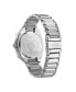 ფოტო #3 პროდუქტის Men's Thunder Force Three Hand Quartz Silver Stainless Steel 47MM