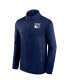 Men's Navy New York Rangers Authentic Pro Rink Fleece Full-zip Jacket