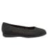 Trotters Darcey T1904-021 Womens Black Narrow Leather Ballet Flats Shoes 8 - фото #1