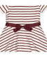 ფოტო #2 პროდუქტის Little Girls Organic Short Sleeve Lightweight Knit Skater Dress