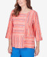 Фото #5 товара Women's Neptune Beach Geometric Blouse with Button Details