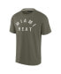 Фото #3 товара Men’s and Women Olive Miami Heat Elements Super Soft Short Sleeve T-Shirt