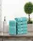 Фото #2 товара Highly Absorbent 2 Piece Egyptian Cotton Ultra Plush Solid Bath Sheet Set