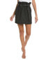 Michael Kors Pinstripe Wool Paperbag Skirt Women's