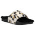 Фото #2 товара Puma Leadcat 2.0 Fluff Safari Cheetah Slide Womens Black Casual Sandals 385804-