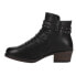 Фото #3 товара Propet Roxie Zippered Booties Womens Black Casual Boots WFX135LBLK