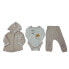 Фото #1 товара Disney Baby Comfortable Sweatpants Zippered Hoodie 3 Piece Set