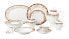 Фото #1 товара Посуда для ужина Lorren Home Trends Mabel, 57 предметов, набор для 8 персон
