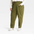 Фото #1 товара Women's High-Waisted Paperbag Taper Trousers - Ava & Viv