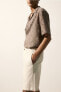 Фото #2 товара Regular Fit Linen-blend Shorts