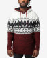 Фото #1 товара Men's Color Blocked Pattern Hooded Sweater