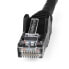 Фото #1 товара StarTech.com 5m CAT6 Ethernet Cable - LSZH (Low Smoke Zero Halogen) - 10 Gigabit 650MHz 100W PoE RJ45 10GbE UTP Network Patch Cord Snagless with Strain Relief - Black - CAT 6 - ETL Verified - 24AWG - 5 m - Cat6 - U/UTP (UTP) - RJ-45 - RJ-45