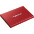 Фото #3 товара SAMSUNG externe SSD T7 USB Typ C Farbe rot 2 TB