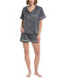 Фото #1 товара Anna Kay 2Pc Luv Silk-Blend Pajama Set Women's Grey L