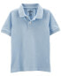 Фото #2 товара Toddler Blue Polo Uniform Shirt 3T