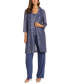 Фото #1 товара 3-Pc. Sequined Lace Pantsuit & Jacket