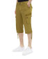 ფოტო #3 პროდუქტის Men's Belted Capri Cargo Shorts