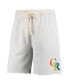 ფოტო #4 პროდუქტის Men's Oatmeal Colorado Rockies Mainstream Logo Terry Tri-Blend Shorts