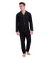 ფოტო #1 პროდუქტის Men's Big and Tall Cotton Modal Knit Pajama, 2 Piece Set