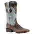 Фото #2 товара Ferrini Mustang Square Toe Cowboy Mens Blue, Brown Casual Boots 40793-10