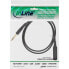 Фото #2 товара InLine Headphone extension cable 6.3mm Stereo M/F - gold plated - black - 5m