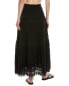 Фото #2 товара Melissa Odabash Alessia Maxi Skirt Women's Black L