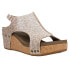 Фото #2 товара Corkys Carley Leopard Wedge Womens Size 10 B Casual Sandals 30-5316-TANMELP