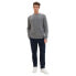 TOM TAILOR 1039709 Comfort Twotone Knit Crew Neck Sweater