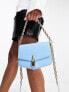 Фото #3 товара Charles & Keith Suki crossbody bag with chain strap in blue