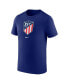 Men's Navy Atletico de Madrid Crest T-shirt