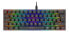 Фото #3 товара Deltaco GAM-075-DE, Mini, USB, Mechanical, QWERTZ, RGB LED, Black