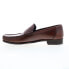 Фото #10 товара Bruno Magli Tonio BM3TONE0 Mens Brown Loafers & Slip Ons Penny Shoes