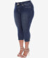 Фото #2 товара Plus Size Capri Jeans
