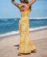 Фото #1 товара Women's Tropical Sunshine Sleeveless Wide Leg Jumpsuit
