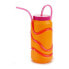 Фото #2 товара Поильник с крышкой и соломкой Leknes Blue Green Orange Pink 250 ml
