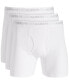 Фото #1 товара Men's Regular-Fit Solid Boxer Briefs, Pack of 4, Created for Macy's