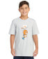 ფოტო #1 პროდუქტის Big Boys Short-Sleeve Lil Stripe Graphic T-Shirt