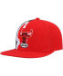 Фото #2 товара Men's Red Chicago Bulls Hardwood Classics Retroline Snapback Hat