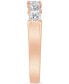 Diamond Princess Five Stone Band (1 ct. t.w.) in 14k Rose Gold