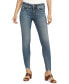 Фото #1 товара Джинсы женские Silver Jeans Co. Suki Faded Raw-Hem Skinny