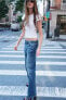 ZW COLLECTION STRAIGHT-LEG MID-RISE JEANS