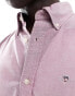 Фото #4 товара GANT shield logo embroid slim fit oxford shirt in washed red