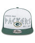 ფოტო #1 პროდუქტის Men's White, Green Green Bay Packers Banger 9FIFTY Trucker Snapback Hat