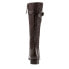 Trotters Lyra T1658-273 Womens Brown Leather Zipper Knee High Boots 5.5