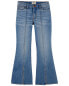 Фото #7 товара Kid High-Rise Split Hem Iconic Denim Jeans 6-6X