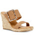 Фото #1 товара Women's Leelee Buckle Strap Espadrille Wedge Sandals