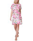 ფოტო #4 პროდუქტის Floral-Print Tiered Dress